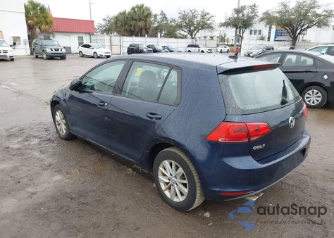 2015 Volkswagen Golf Tsi S 4-Door из США, поврежденный, VIN 3VW217AU1FM097874